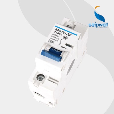 SAIP/SAIPWELL Hot Sale Popular 10A 32Vdc high quality Thermal overload protection switch dc circuit breaker